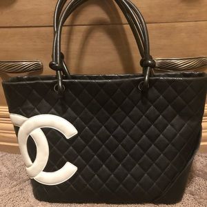Authentic Chanel Cambon Tote